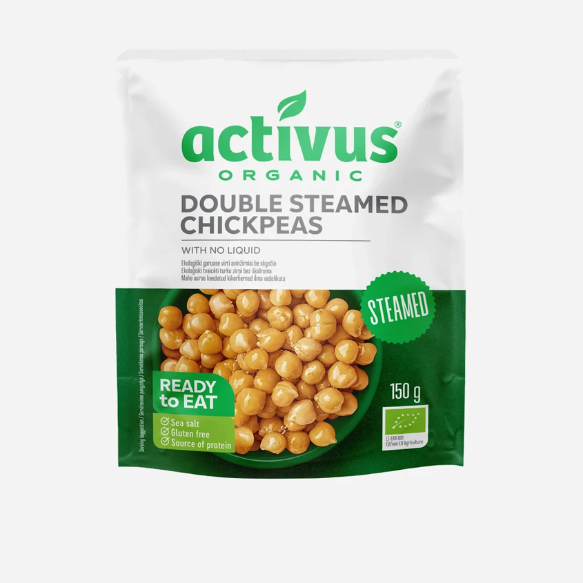 Activus Bio Cizrna bez Nálevu Ready to Eat 150g