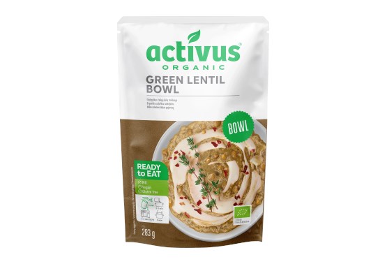 Activus Bio Green Bowl se zelenou čočkou 283g