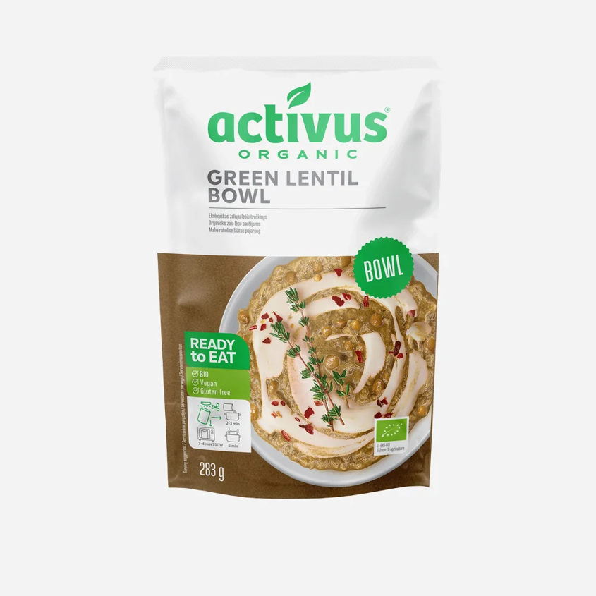 Activus Bio Green Bowl se zelenou čočkou 283g