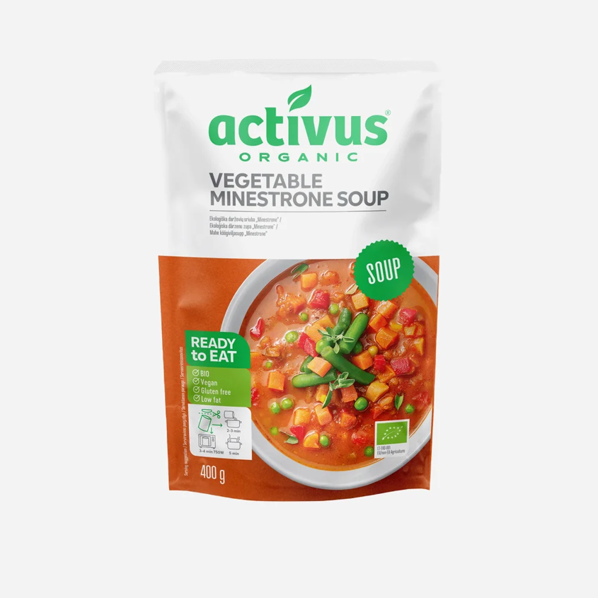 Activus Bio Minestrone Polévka Zeleninová 400g
