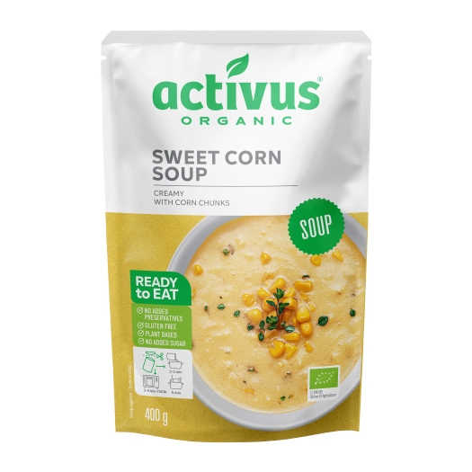 Activus Bio Polévka Kukuřičná Sladká 400g