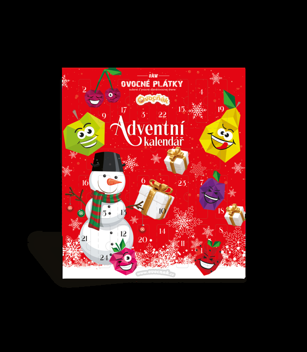 Adventní kalendář ovocné plátky