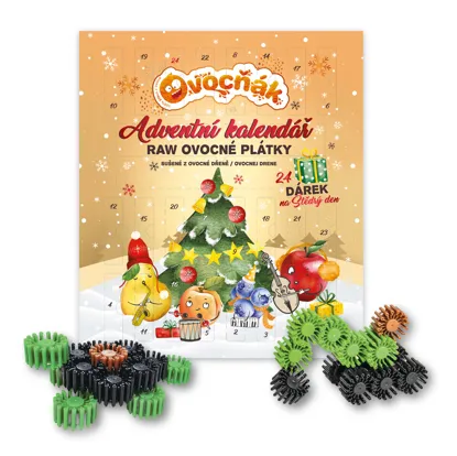 Adventní kalendář ovocné plátky