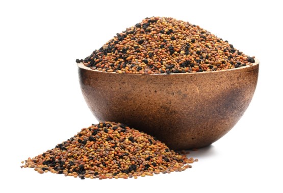 Alfalfa, rukola, žerucha, pór BIO mix semienok na klíčenie BIO