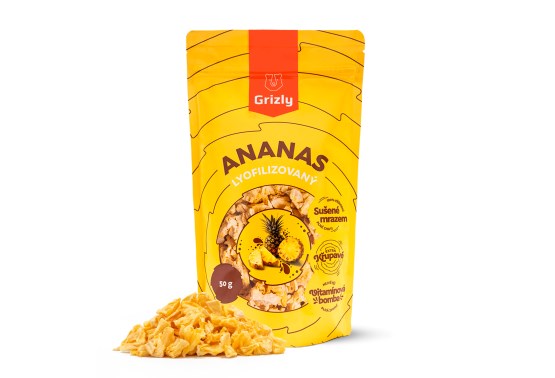 Ananas lyofilizovaný