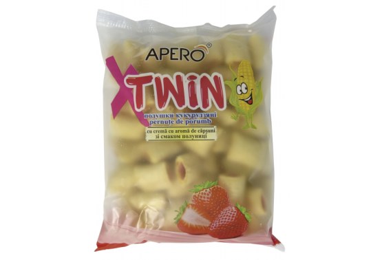 Apero Kukuřičné polštářky s jahodovou náplní 140g