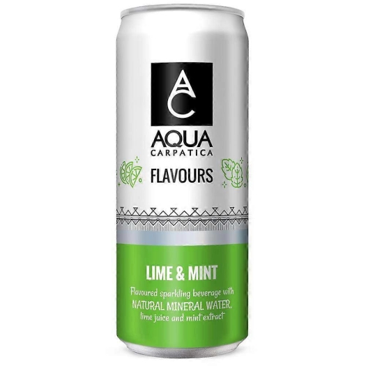 Aqua Carpatica Limetka 330ml PLECH