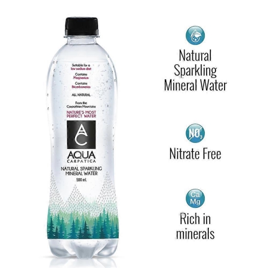 Aqua Carpatica perlivá 500ml PET