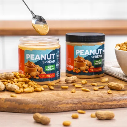 Arašídové máslo crunchy 100% 6 x 500 g