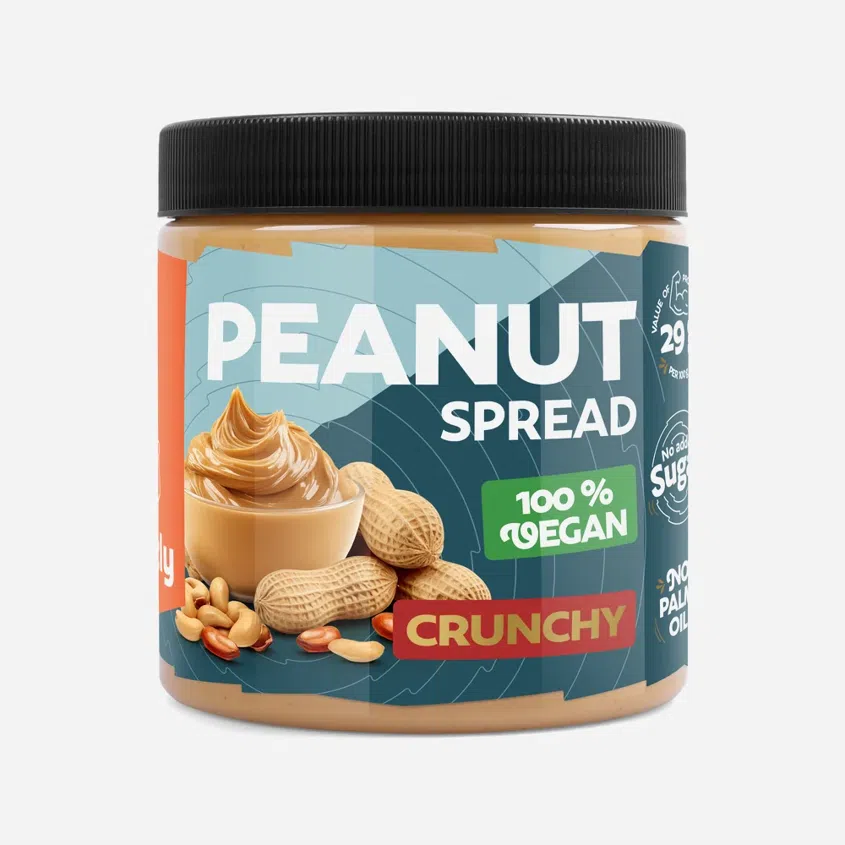 Arašídové máslo crunchy 100% 6 x 500 g