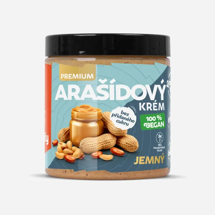 Arašídový krém jemný premium 6 x 250 g