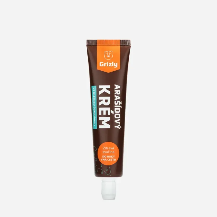 Arašídový krém s mléčnou čokoládou v tubě 4 x 75 g