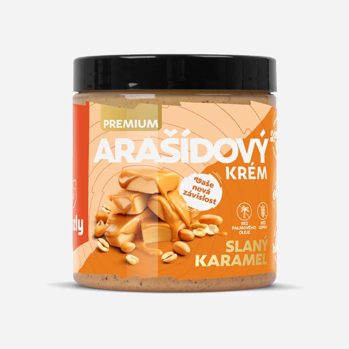 Arašídový krém slaný karamel premium