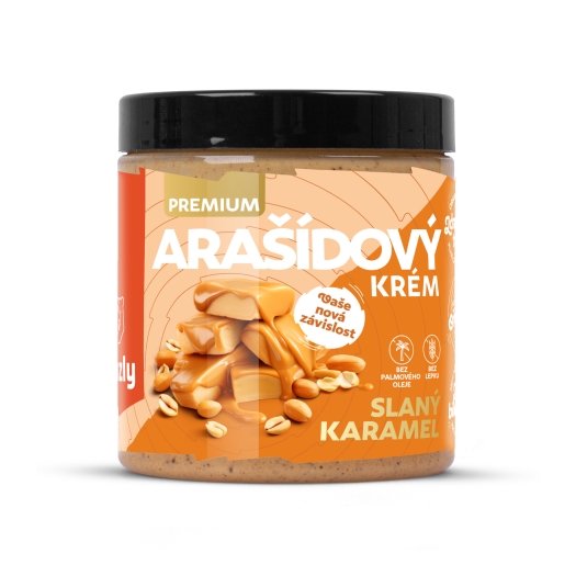 Arašídový krém slaný karamel premium