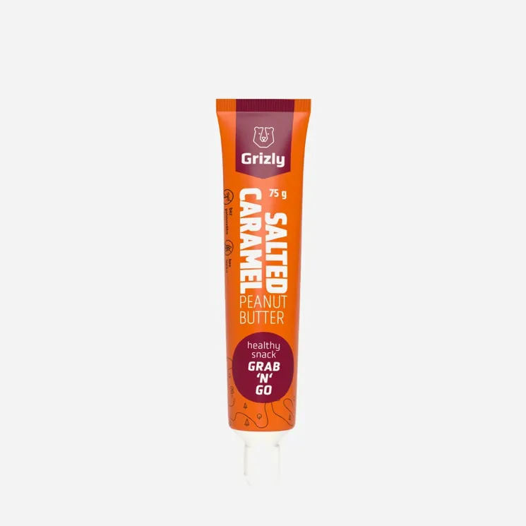 Arašídový krém slaný karamel v tubě 4 x 75 g 5 x