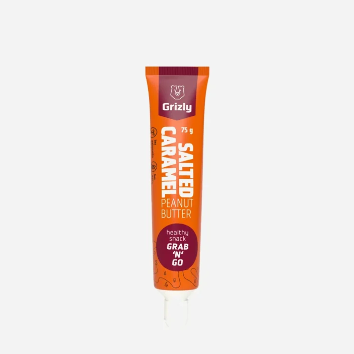 Arašídový krém slaný karamel v tubě 4 x 75 g