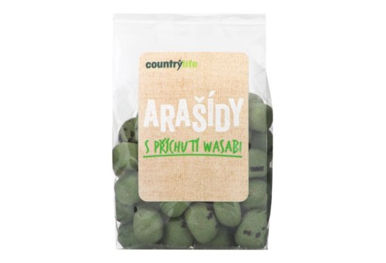 Arašidy s príchuťou wasabi