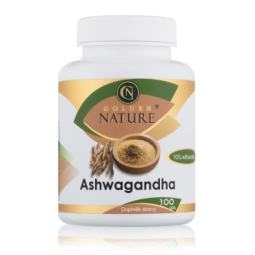 Ashwagandha 10% withanolidů 100 cps.