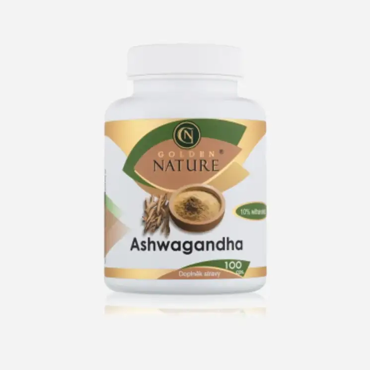 Ashwagandha 10% withanolidů 6 x 100 tablety