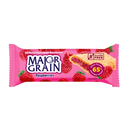 AVK Obilná tyčinka "Major Grain" s drcenými malinami 40g