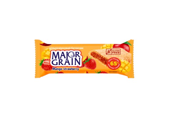 AVK Obilná tyčinka "Major Grain" s mangem a jahodami 40g
