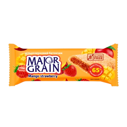 AVK Obilná tyčinka "Major Grain" s mangem a jahodami 40g