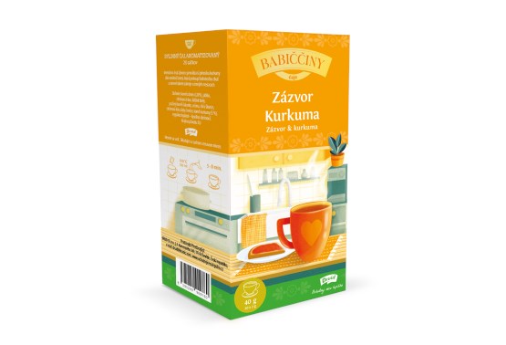 Babičkin čaj bylinný - zázvor a kurkuma