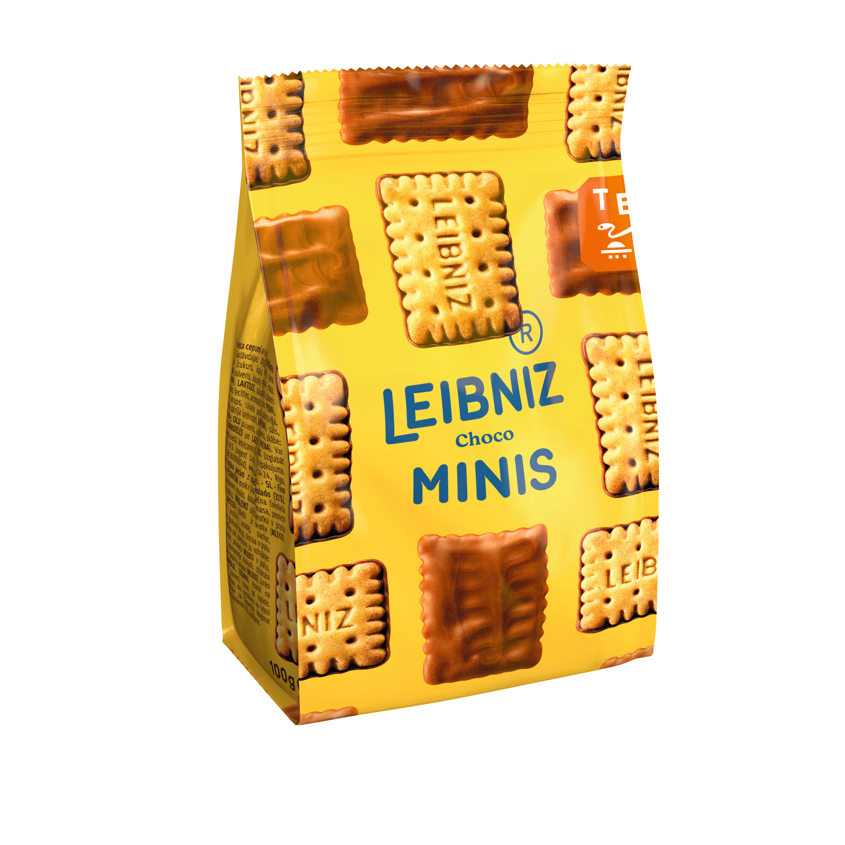 Bahlsen Leibniz Minis Choco - čajové sušenky v mléčné čokoládě 100g