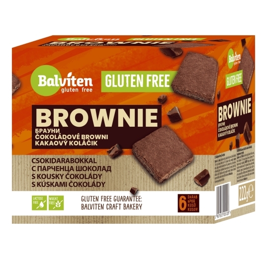 Balviten Brownie bez lepku krabička 222 g expirace