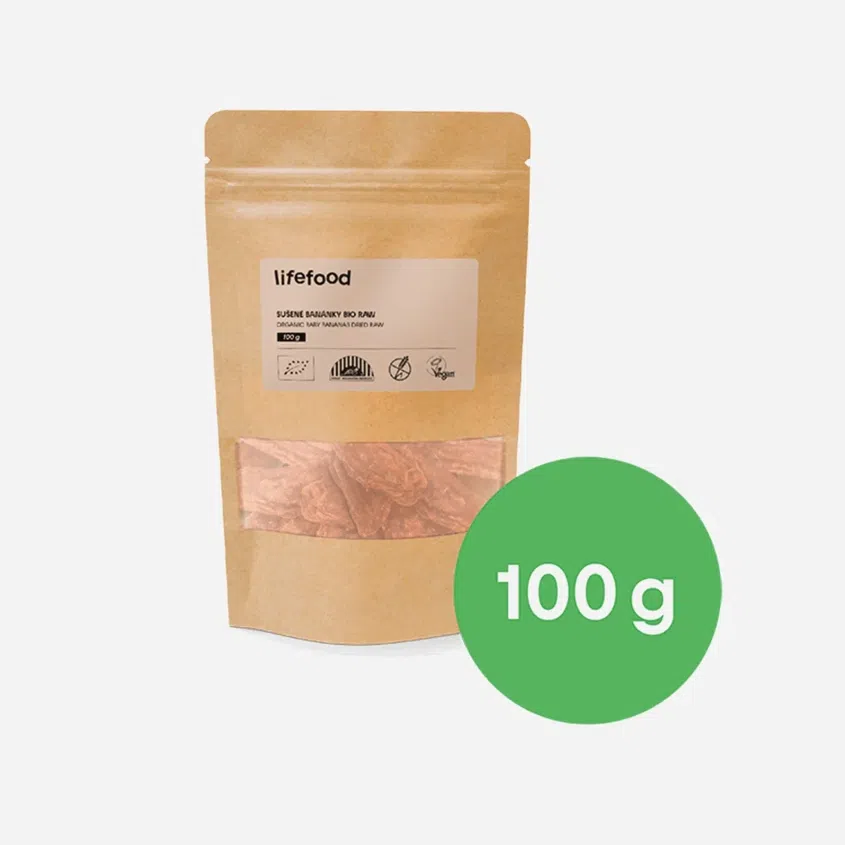Banánky sušené RAW BIO