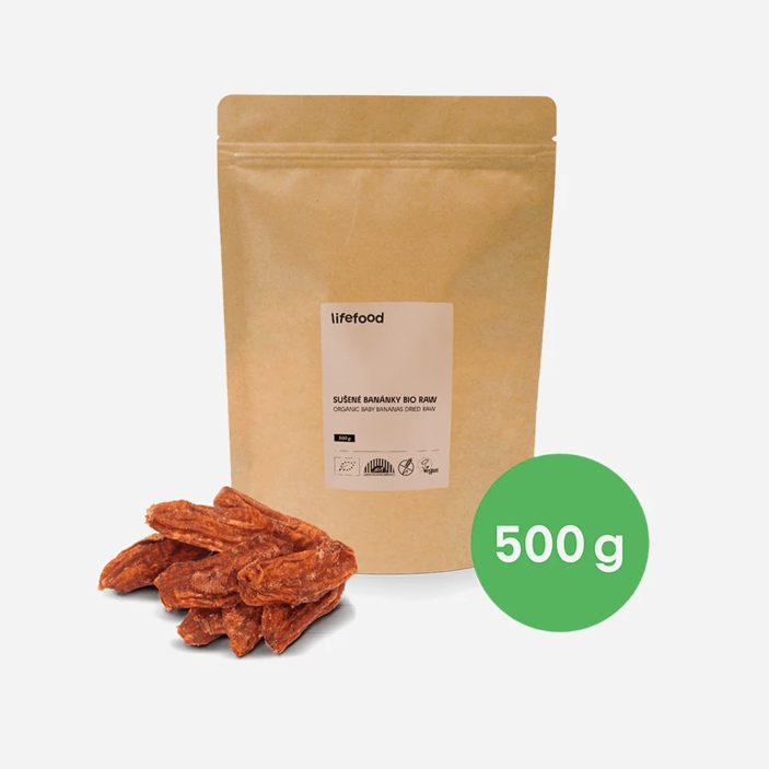 Banánky sušené RAW BIO