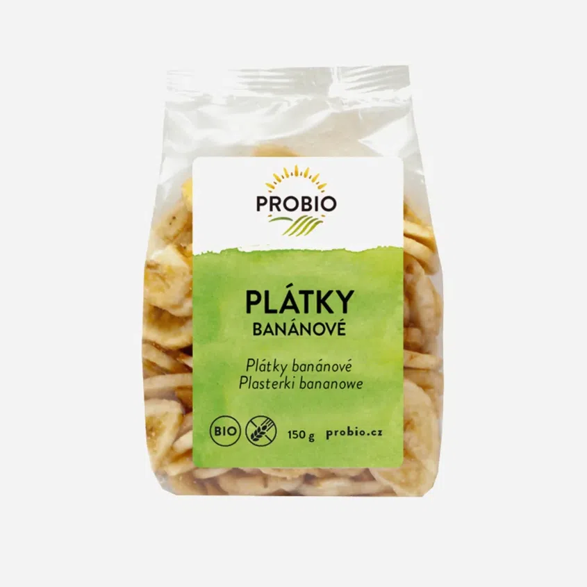 Banánové plátky BIO