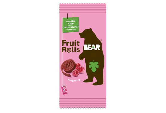 BEAR Fruit Rolls malina ovocné rolované plátky