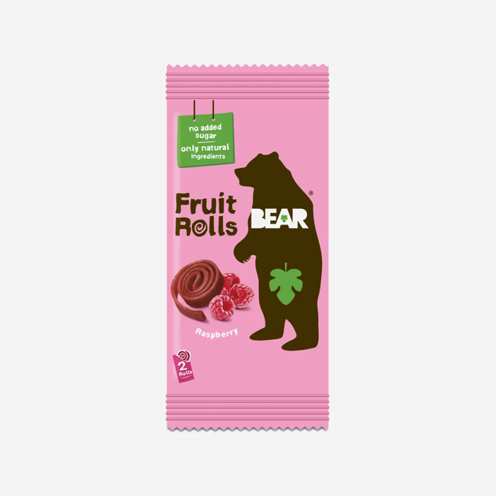 BEAR Fruit Rolls malina ovocné rolované plátky
