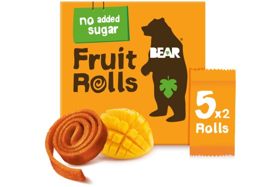BEAR Fruit Rolls mango ovocné rolované plátky 5x20 g