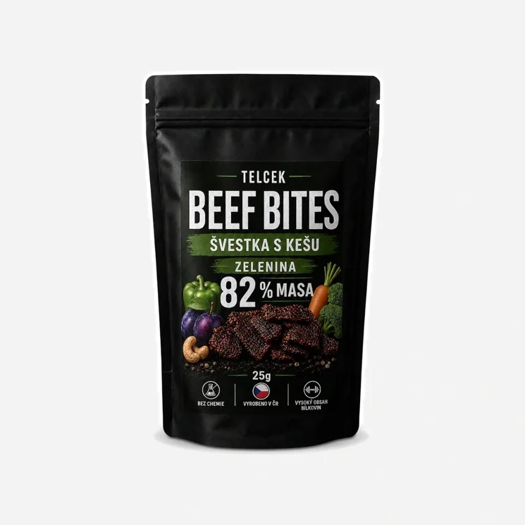 Beef bites sušená zelenina