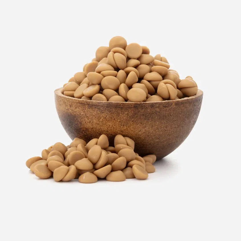 Belgická bílo-karamelová čokoláda Gold