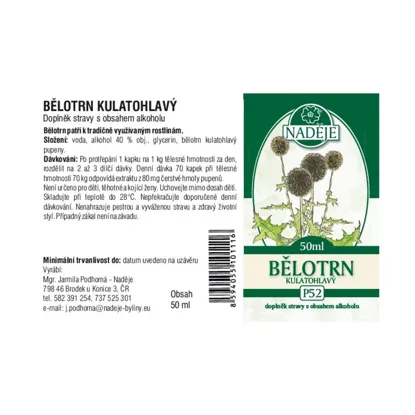 Bělotrn kulatohlavý tinktura z pupenů