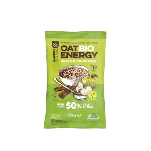 Bezlepková ovesná kaše ENERGY jablko & skořice BIO