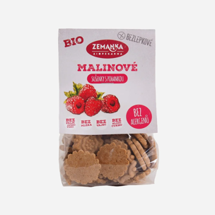 Bezlepková Pohanková - malinové sušienky BIO