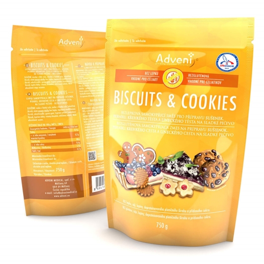 Bezlepková samokypřící směs Biscuit & cookies