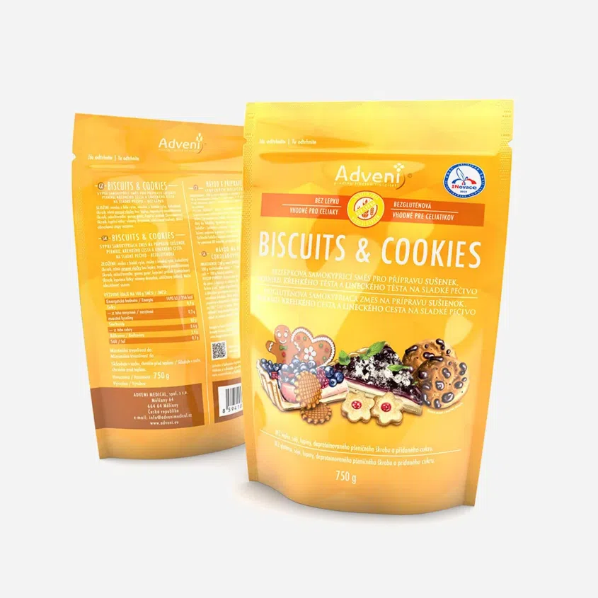 Bezlepková samokypřící směs Biscuit & cookies