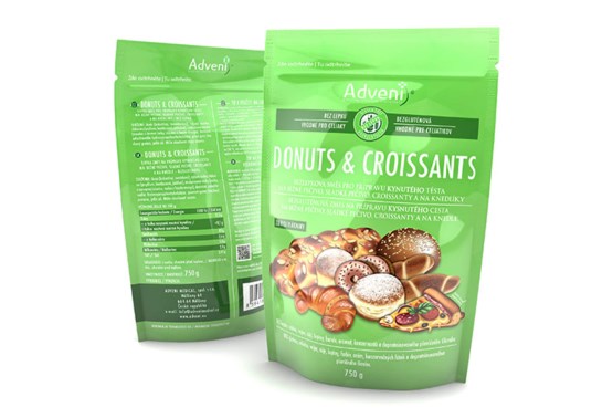 Bezlepková samokypřící směs Donuts & croissants
