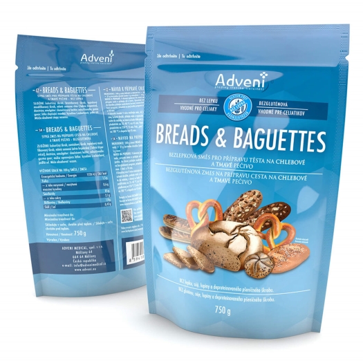 Bezlepková směs Breads & baguettes