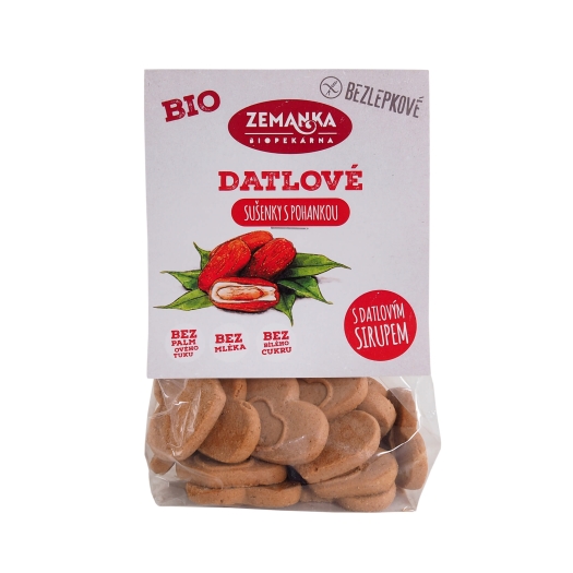 Bezlepkové pohankovo – datlové sušenky BIO