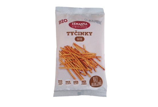 Bezlepkové tyčinky natur BIO