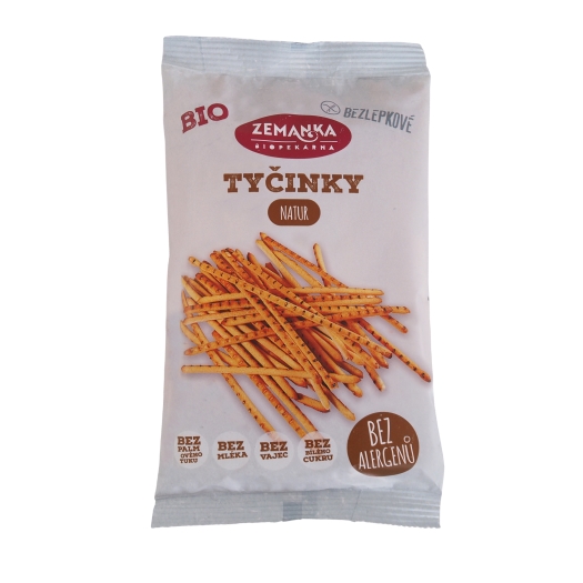 Bezlepkové tyčinky natur BIO