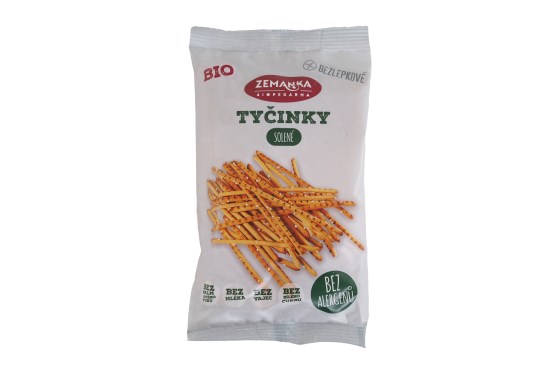 Bezlepkové tyčinky solené BIO