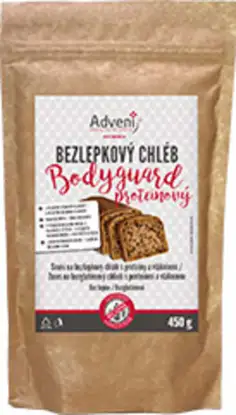 Bezlepkový chléb Bodyguard  - expirace 10.6.2026