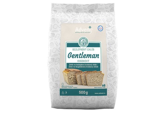 Bezlepkový chlieb Gentleman kváskový